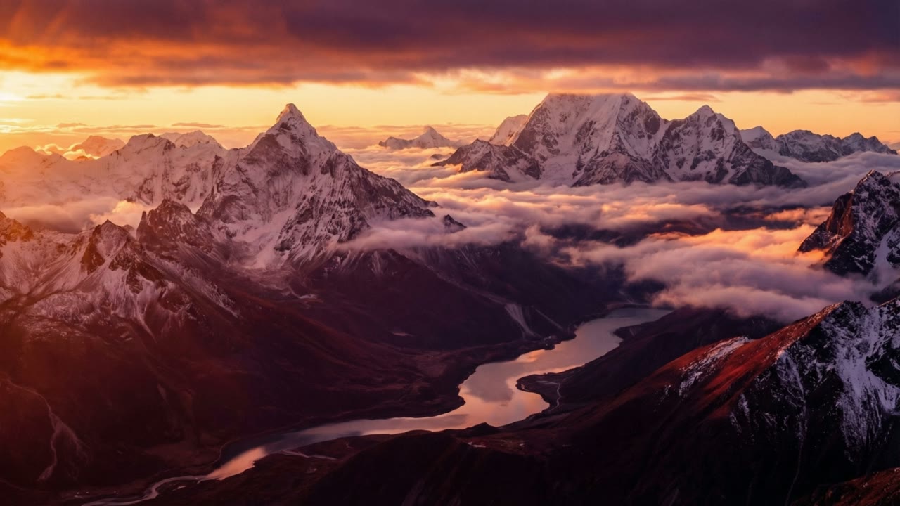 Эпические горы на закате — кино на СКТВ